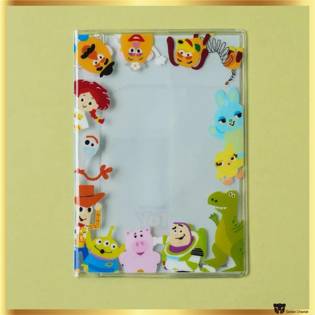 DAISO KOREA Disney Pixar Toy Story ปกหนังสือเดินทางแบบใส | กระเป๋าการ์ด Clear Window & 2 ใบ