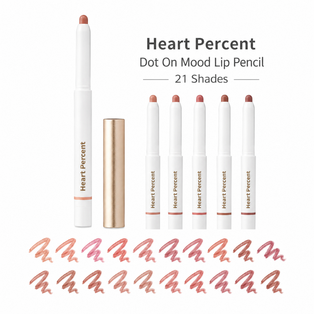 Heart Percent Dote On Mood Lip Pencil 0.8g (22 สี)