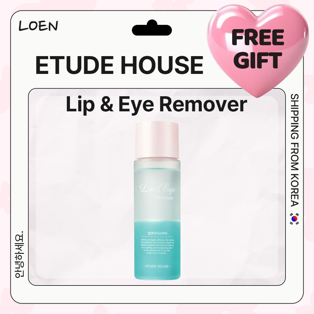 [ETUDE HOUSE] Lip & Eye Remover 100ml | Oliveyoung Kbeauty น้ํายาล้างเครื่องสําอางกันน้ํา Gentle Hyd