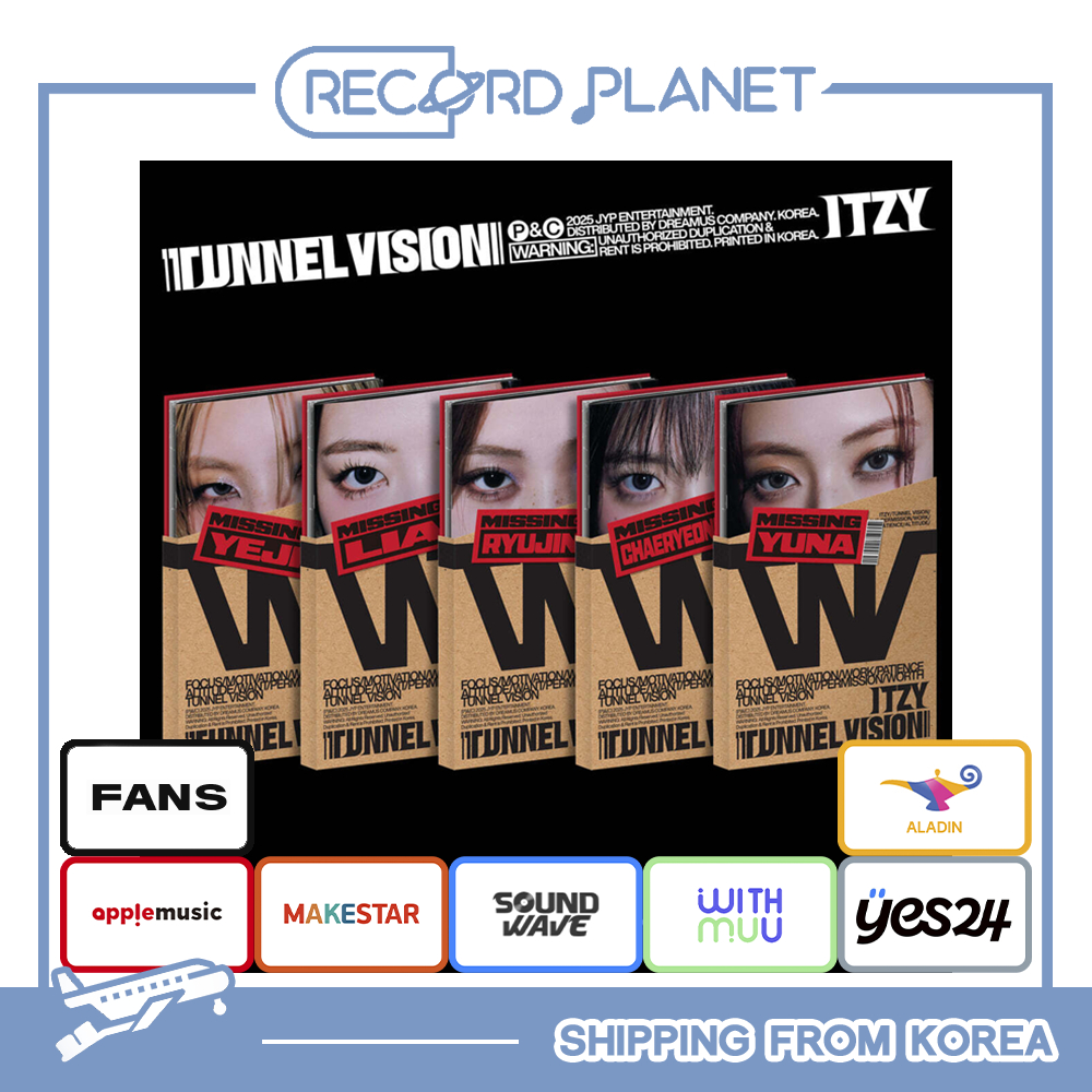 [POB] ITZY TUNNEL VISION (Member Ver.)