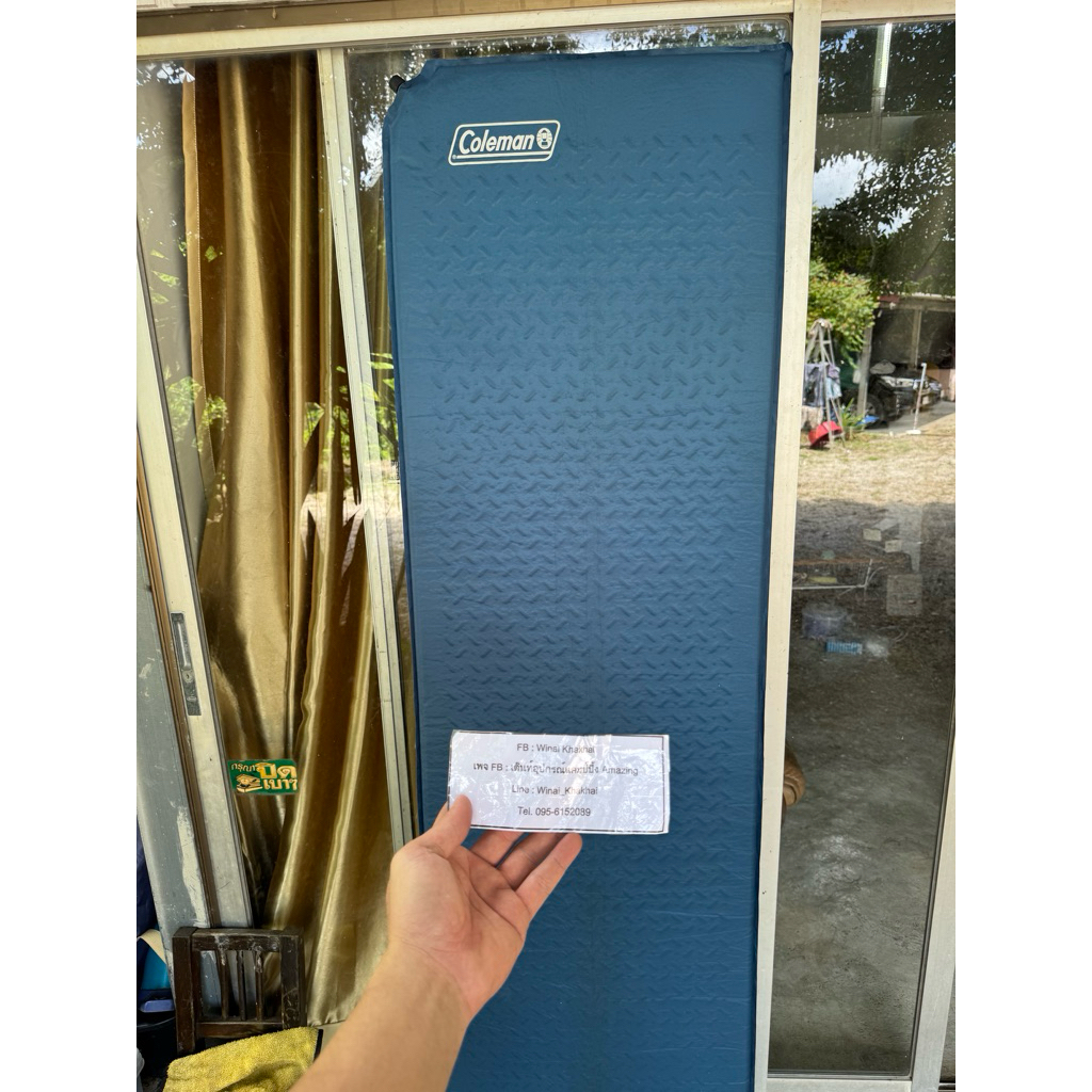 ที่นอนพองลมอัตโนมัติ coleman สภาพดีสวย ไม่รั่ว