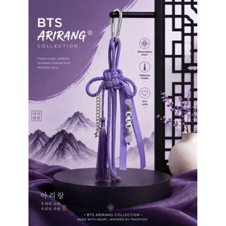 พวงกุญแจ ARIRANG พวงกุญแจ BTS พวงกุญแจนำโชค บังทัน พวงกุญแจสีแดง สีม่วง