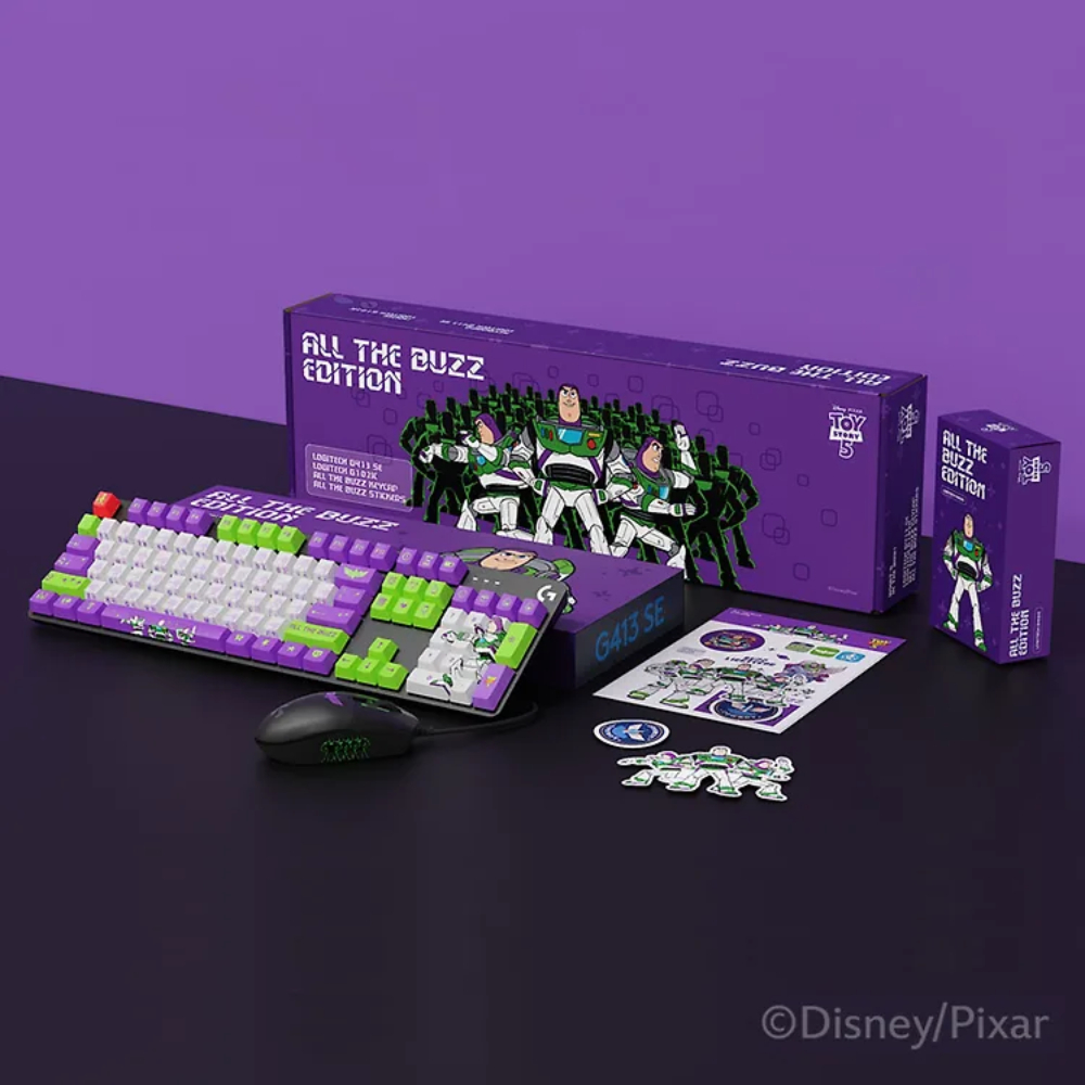Toy Story x Logitech G413 SE + G102 IC Wired Gaming Keyboard & Mouse Combo (ของแท้ G413 SE)