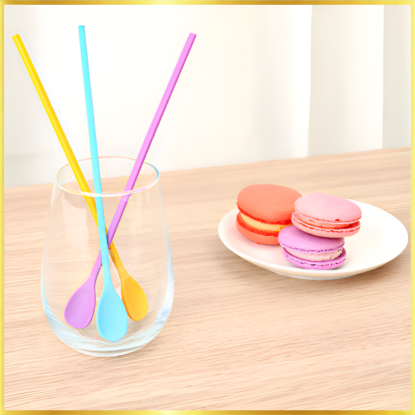 [Daiso Korea] ช้อนผสมเครื่องดื่มโคลนยาว Home Cafe Bar Stirrer BPA ฟรี 23.5 ซม.