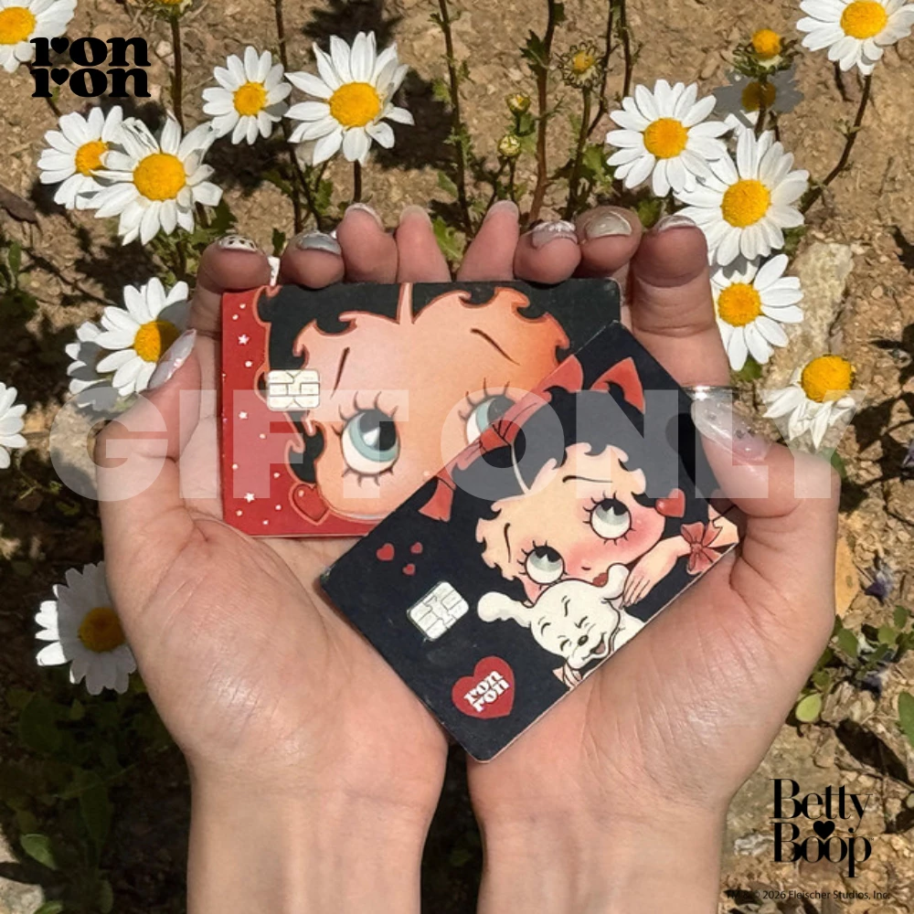 [GWP]RONRON X BETTYBOOP CARD STICKERPACK