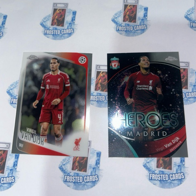 การ์ด Virgil Van Dijk Liverpool FC หลายแบบ