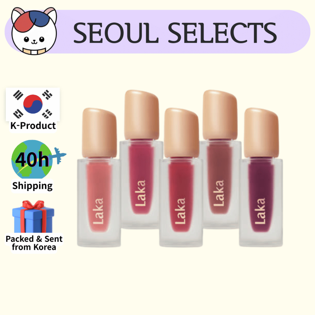 [LAKA] Fruity Glam Tint 4.5g (50 เฉดสี) | Glossy · Juicy · ติดทนนาน · Made in Korea