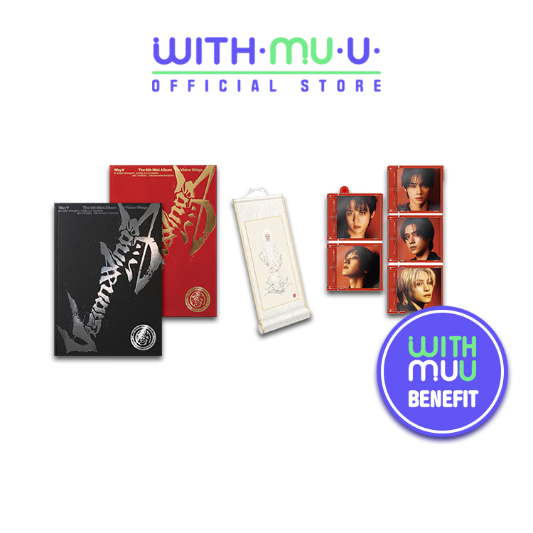 [พร้อมส่ง] WayV - [VISION WINGS] 8th Mini Album  [อัลบั้ม  WayV] (WITHMUU POB)