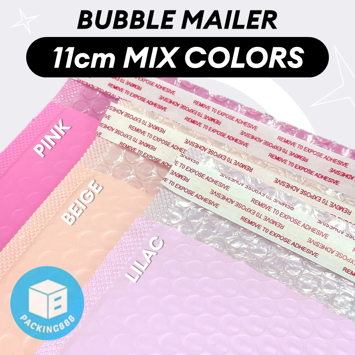 11X13 ซม.สีสุ่ม Bubble Envelope Bubble Bag Bubble Polymailer Bubble Wrap Envelope Bag