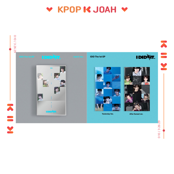 [POB] (I did it / Yesterday / After Sunset ver.) IDID [I did it] 1st Mini Album (16th Sep.2025)