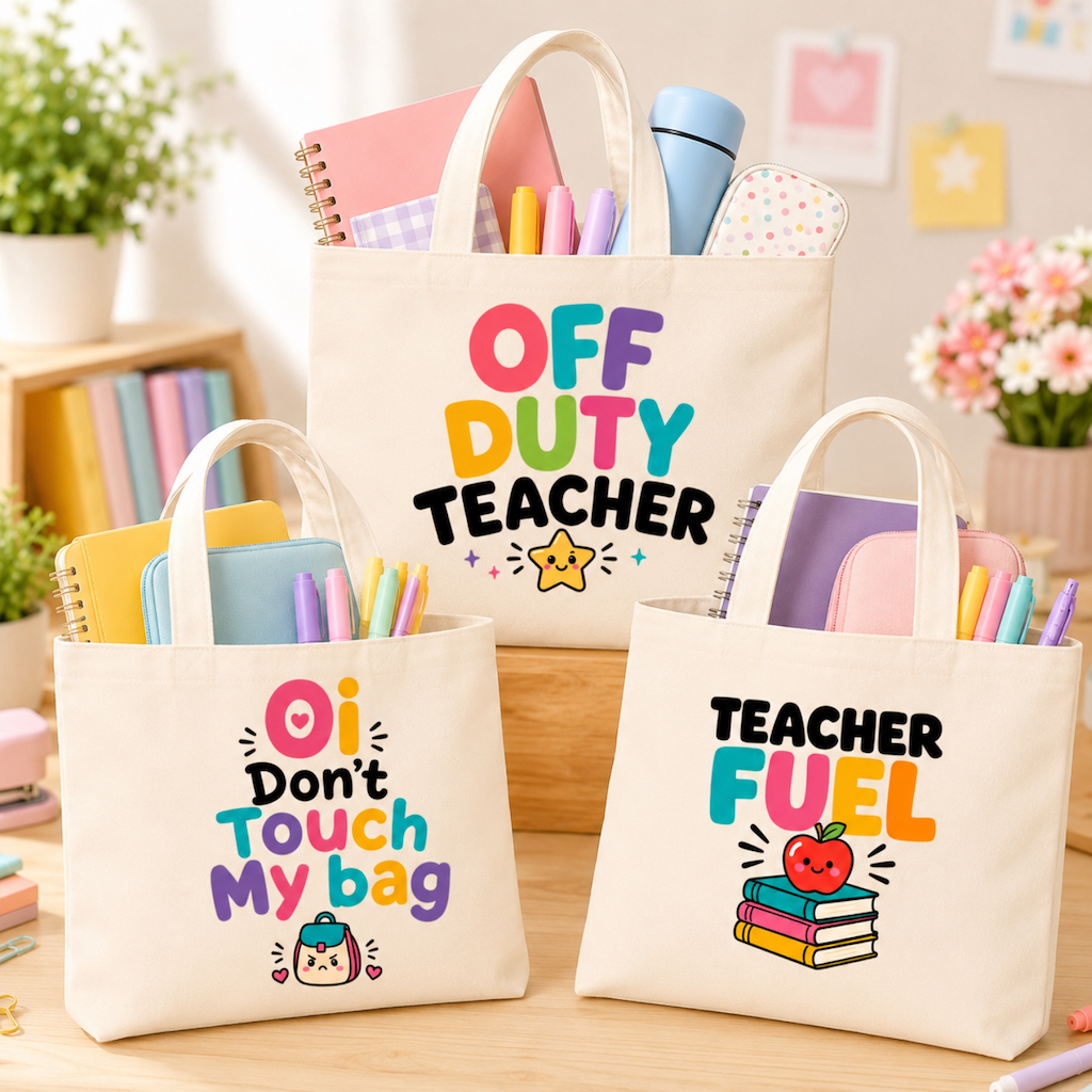 [SG STOCKS] Teachers Day Tote Bag Viral Tote Bag Teacher Appreciation