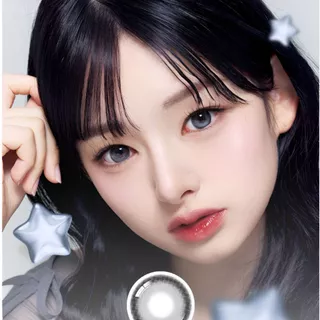 LENBLING Big Pureble 1Month - Ash Grey 1Box(2p) เลนส์ถาวร 13.8 มม.