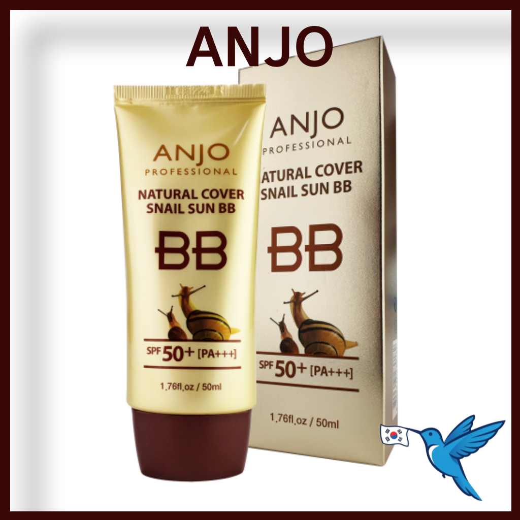 [ANJO] บีบีครีม หอยทากธรรมชาติ กันแดด SPF 50+ PA+++ 50 มล.