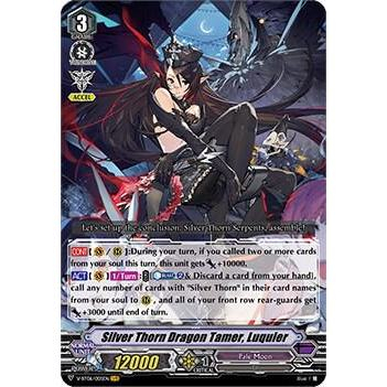 การ์ดแวนการ์ดภาษาอังกฤษ Silver Thorn Dragon Tamer, Luquier V-BT06/005EN - VR