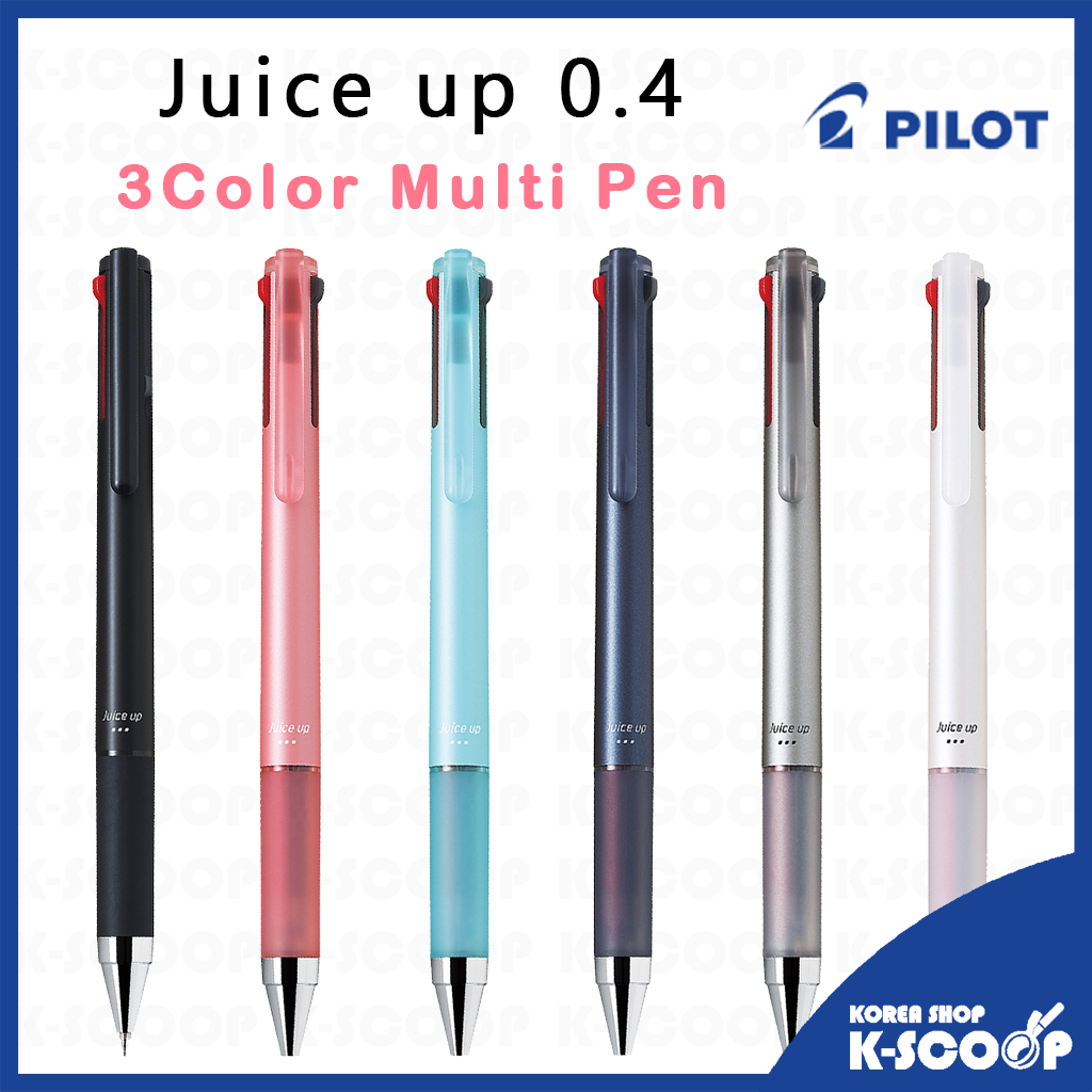 Pilot Juice Up 3in1 ปากกาเจลหลายสี 0.4 มม. LKJP50S4