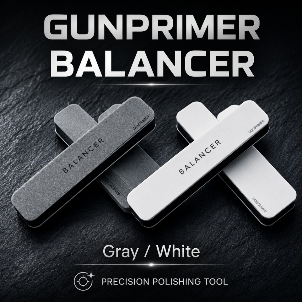 [GUNPRIMER] GP BALANCER สีขาว / เทา 3 ชิ้น / น้ํายาลบรอยขีดข่วนและเคลือบเงาสําหรับชุดโมเดลพลาสติก Gu