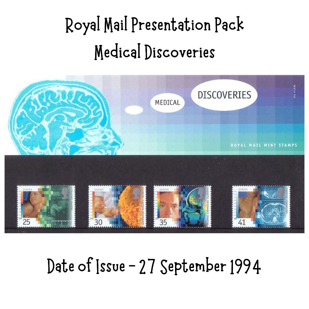 UK Royal Mail 1994 Medical Discoveries Mint Stamps Presentation Pack