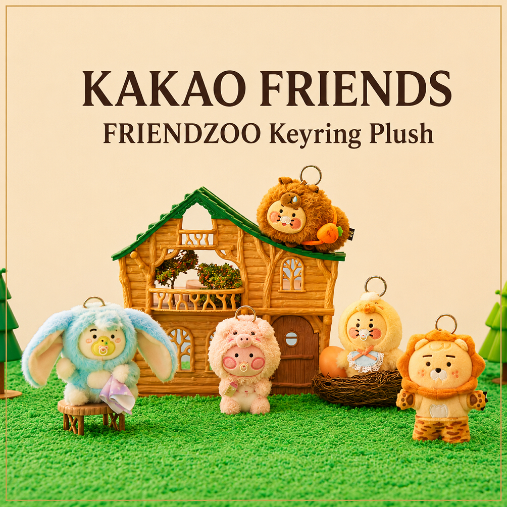 [Kakao Friends] ตุ๊กตาพวงกุญแจ FRIENDZOO