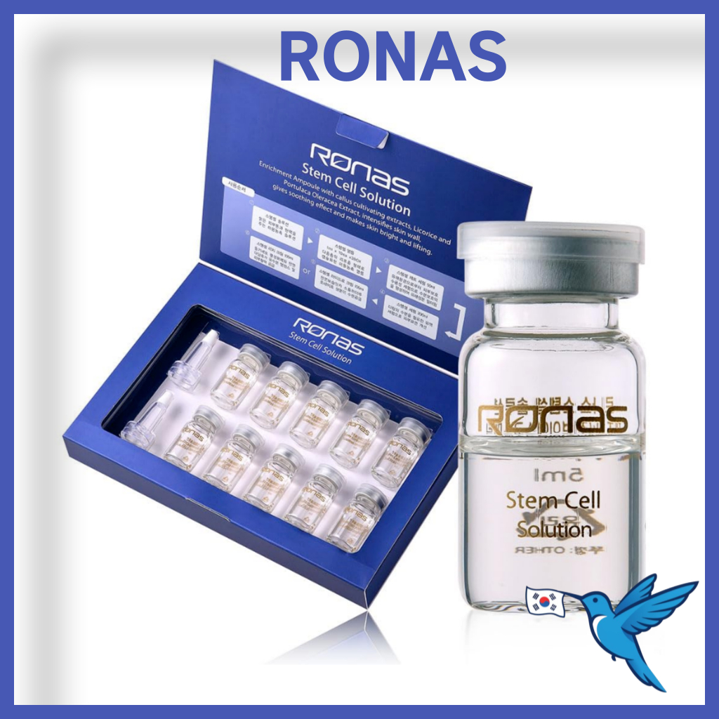 [RONAS] Stem Cell Solution Ampoule 5ml x 10ea เซรั่มสเตมเซลล์ เซรั่มแอมพูลเข้มข้น เซรั่มเกาหลี Korea