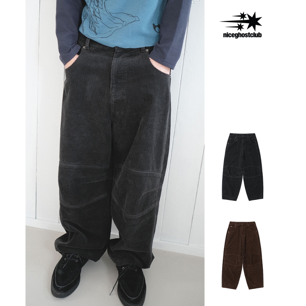[niceghostclub] กางเกง CORDUROY BIKER