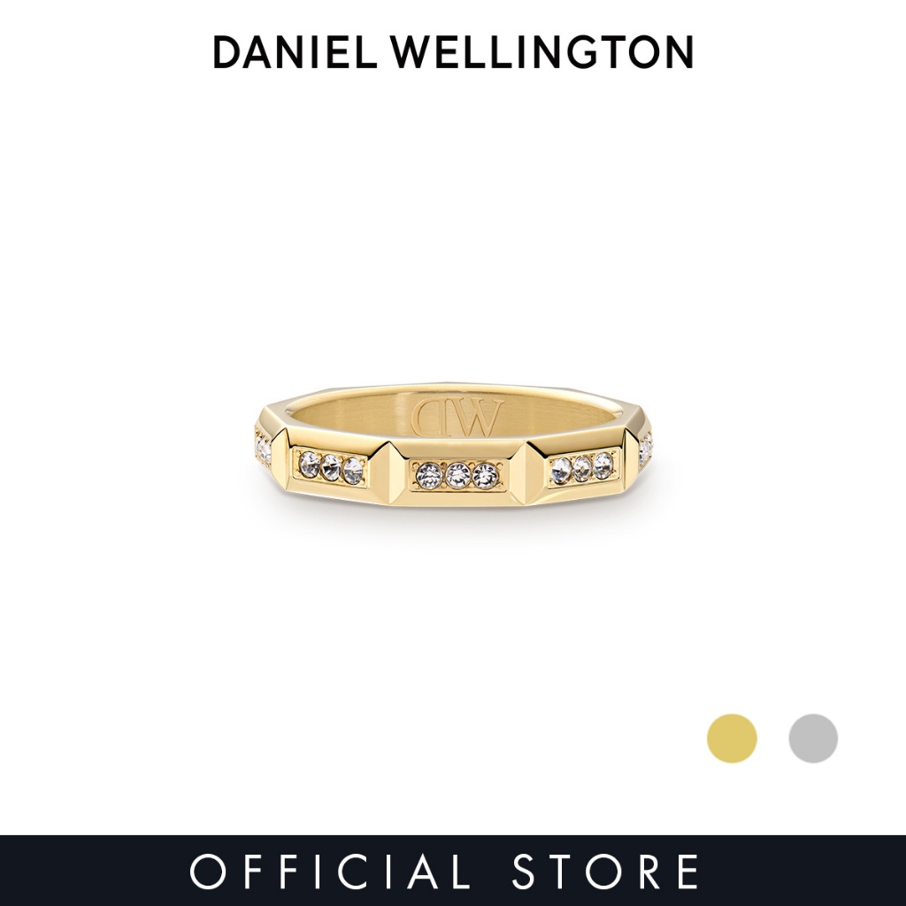 Daniel Wellington Bric Icon Lumine Ring - Unisex Ring for women and men stainless steel Ring DW Official Authentic Original แหวน ผู้หญิง ผู้ชาย