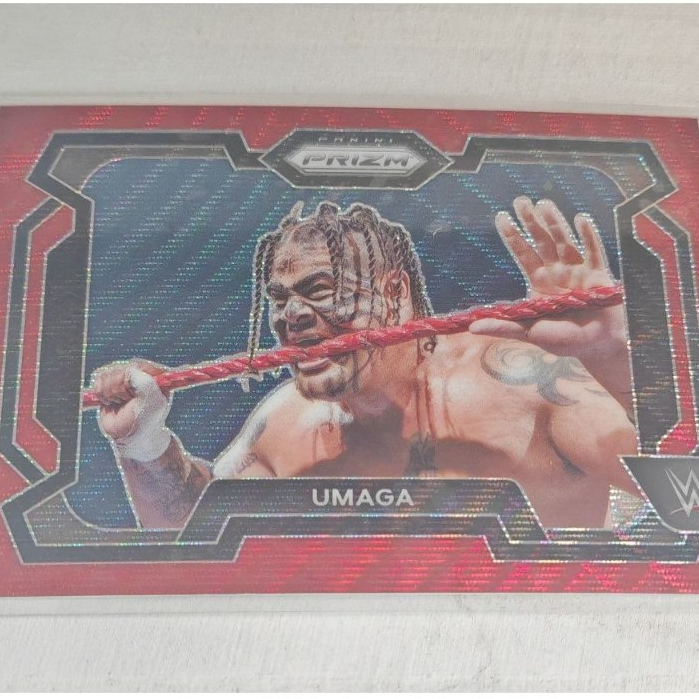 2024 WWE Panini Prizm-Umaga Red Prizm