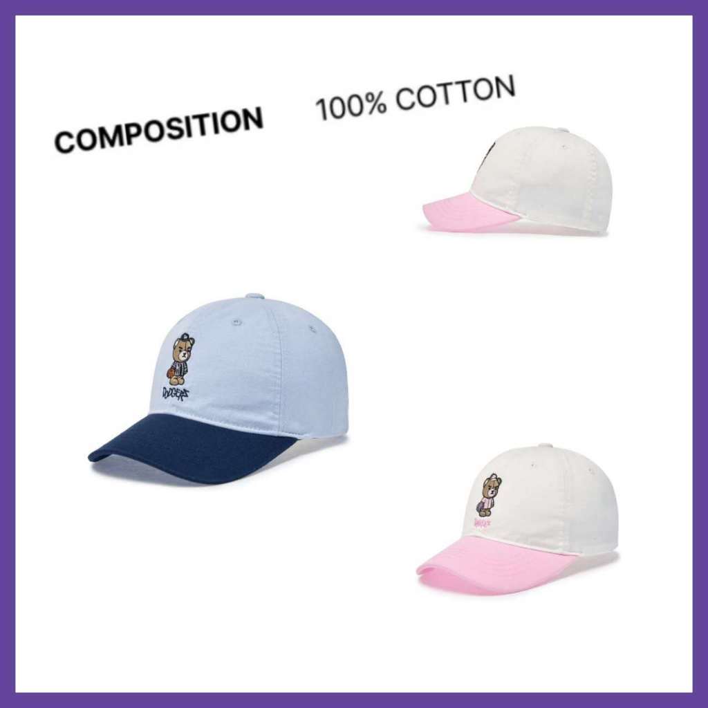 [ML2] 7ACPC026N Mega Bear Colorblock Ball Cap NY Yankees Kids Cap