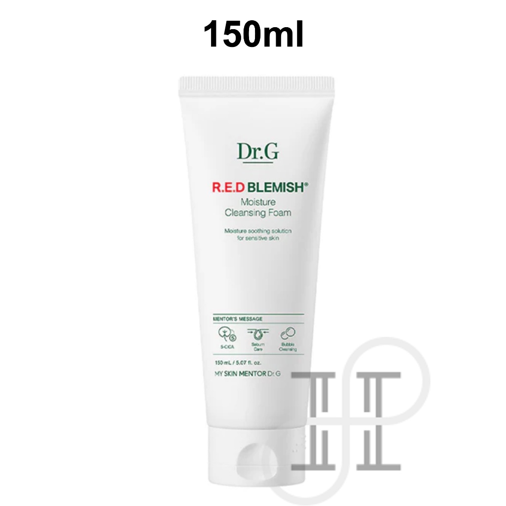 🇰🇷 [Dr.G] RED BLEMISH MOISTURE CLEANSING FOAM 150ml I Moisture Soothing Care I Skin Care I Korea Oli