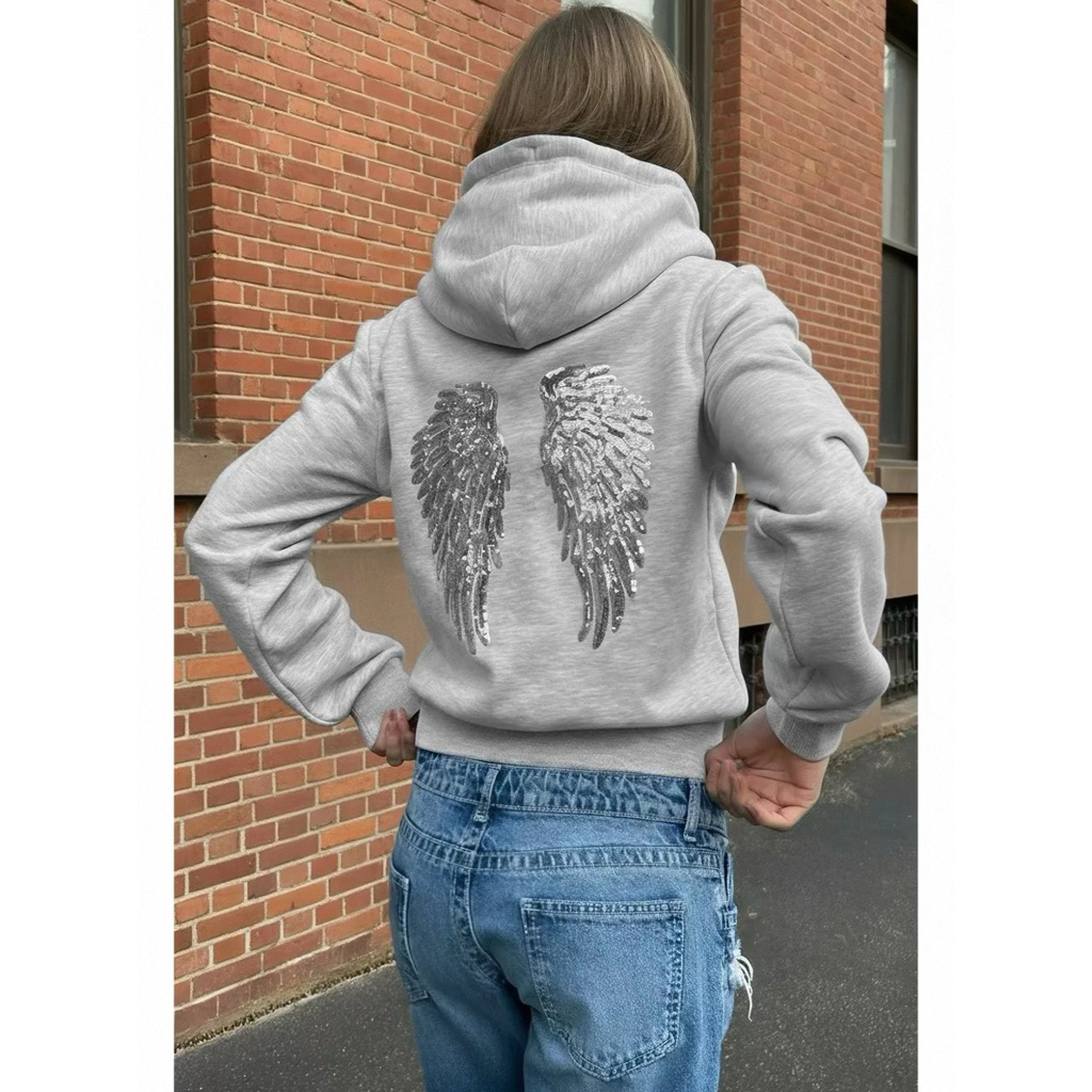 (พรีออเดอร์ ของแท้ 100%) Subdued Wings Zip Up Hoodie