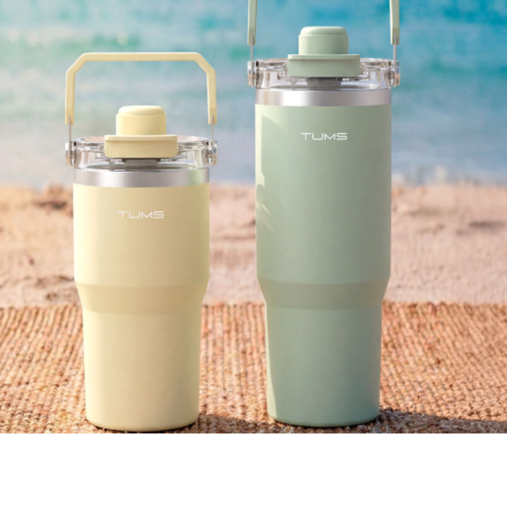 TUMS Magnetic Cap Handle Tumbler 600ml