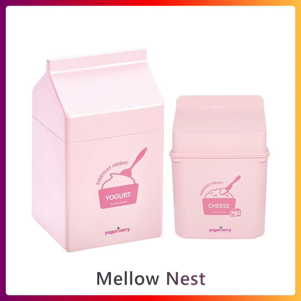 [สินค้าเกาหลี] Yogurberry Yogurt Maker & Cheese Maker Set (สีชมพู)