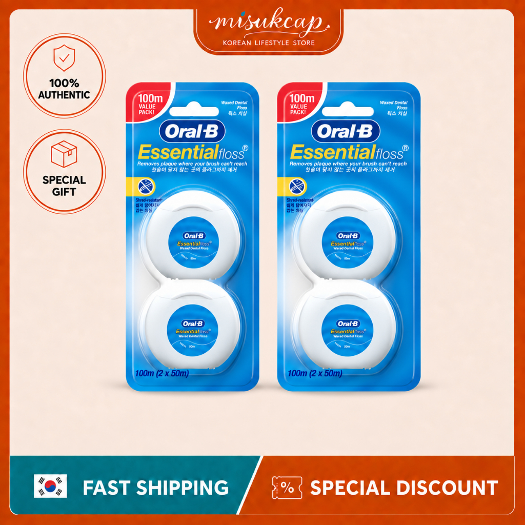 [Oral-B] Essential Floss 50m *4