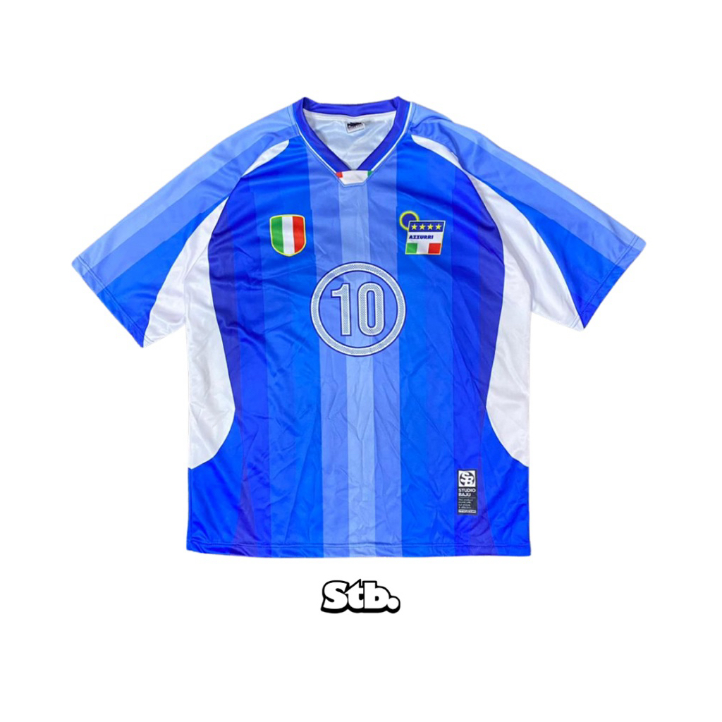 STB JERSEY WORLD CUP อิตาลี VINTAGE/RETRO JERSEY/VINTAGE JERSEY/ FANTASY JERSEY