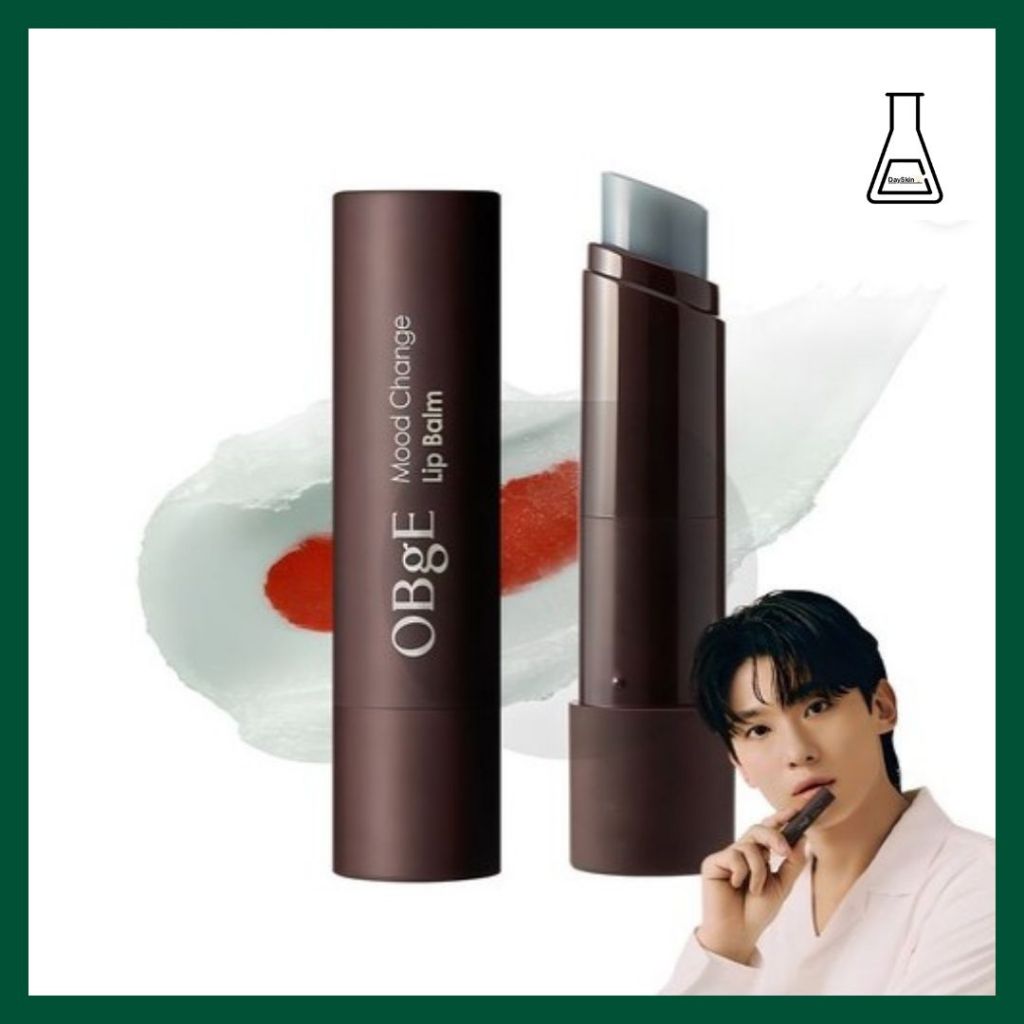 [OBge] OBge Mood Change Lip Balm สีใหม่ ส้มแดง 2 สี