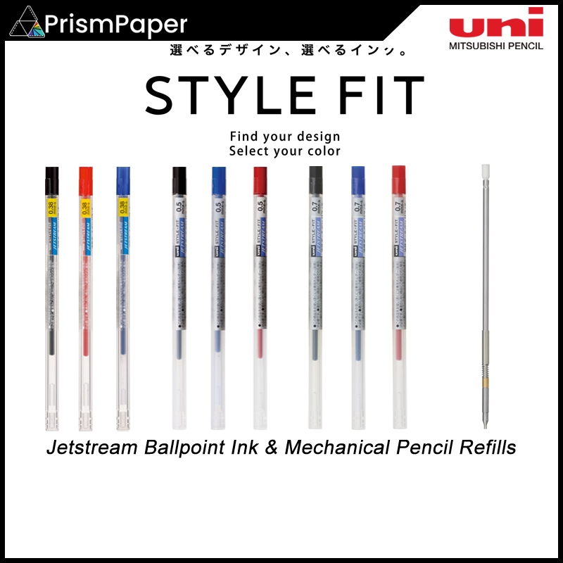 ปากกาลูกลื่น Uni Style Fit Multi Pen Jetstream (0.38 / 0.5 / 0.7mm) & ดินสอกด (0.5mm) เติม SXR-89, M5R-189