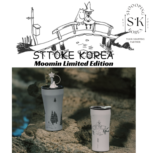 [STTOKE KOREA] STTOKE x MOOMIN Limited Edition Ceramic Tumbler 460ml(16oz),591ml(20oz),Bundle Set