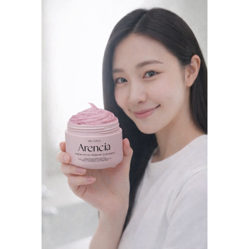 Arencia Fresh Royal Rosehip Cleanser 120g, Daily Gentle Moisturizing Cleanser