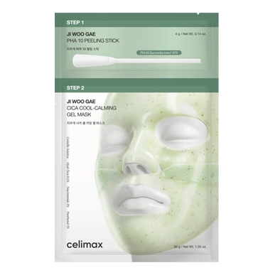 Celimax Ji Woo Gae Cica Pore 2 -Step Gel Mask