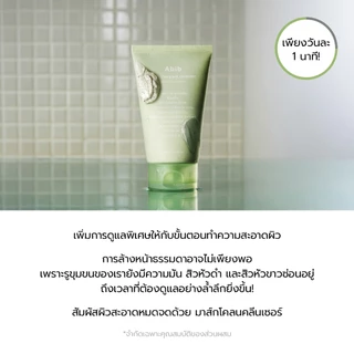 Abib Pore Clay Pack Cleanser Heartleaf Charcoal Foam (120ml)