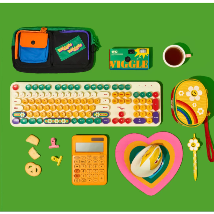 คีย์บอร์ดไร้สาย ABKO Wiggle Wiggle 2.4GHz USB 106 ปุ่ม thumbnail 5