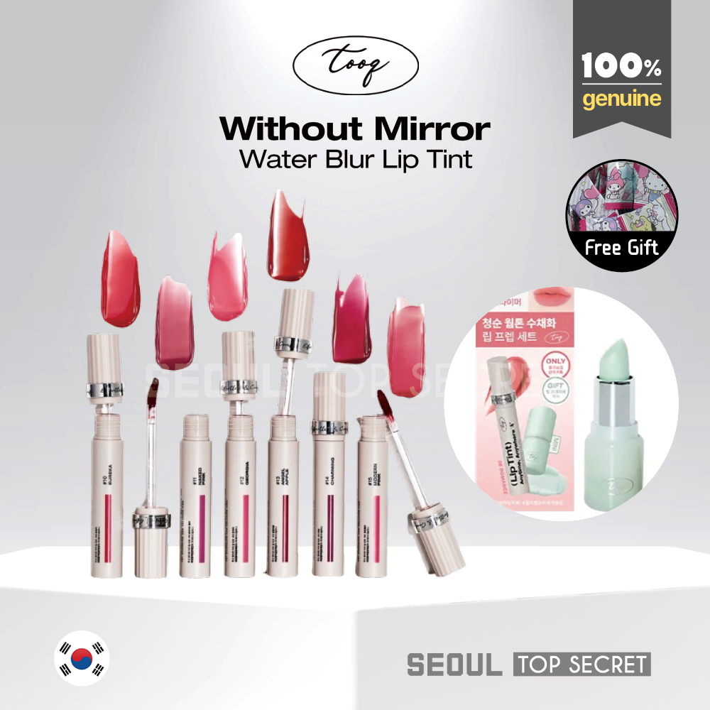 [tooq] Without Mirror Lip Tint 15 Colors + Lip Prep Primer Mini #06 Romance #12 Georgia