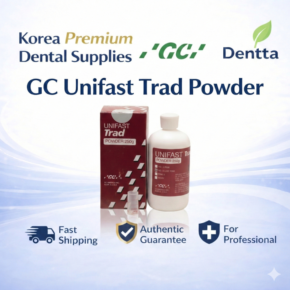 GC Unifast Trad วัสดุทันตกรรม Dental Acrylic Resin Powder 100g