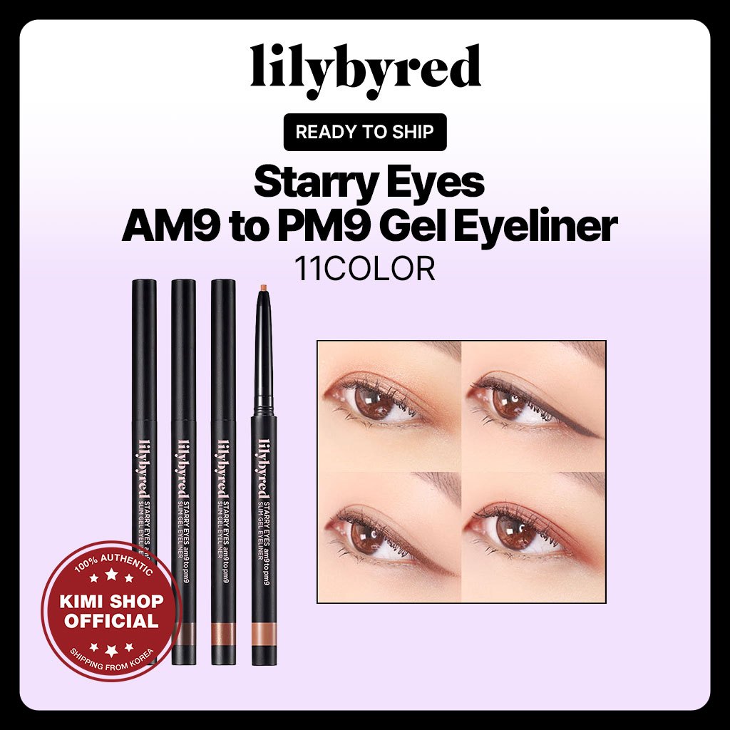 [LILYBYRED] Starry Eyes AM9 ถึง PM9 Gel Eyeliner 11 สี
