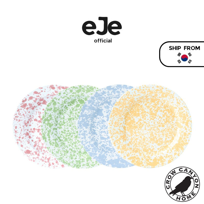 [CROWCANYON] D99 จานแบน 20ซม. (12 สี)