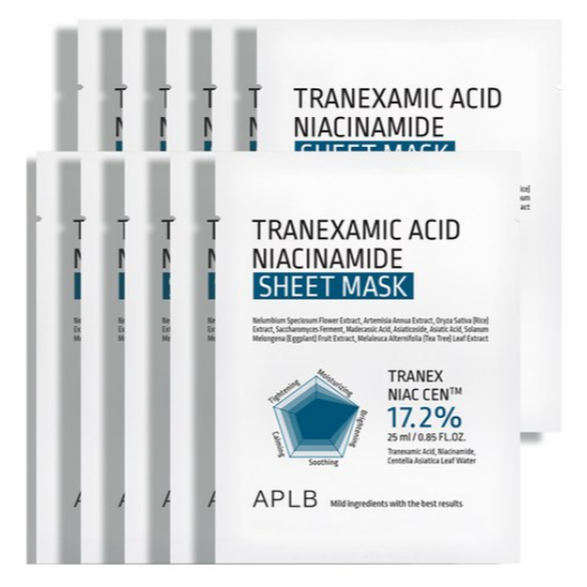 APLB Tranexamic Acid Niacinamide Sheet Mask 5, 10ea