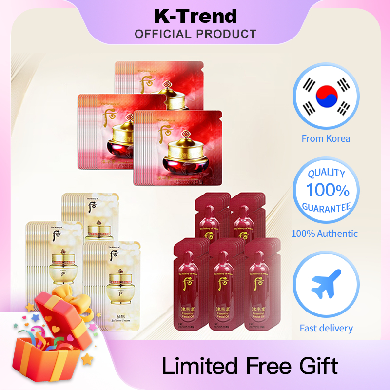 [พร้อมส่ง | ล้างสต็อค] The Whoo Jinyulhyang & Bichup ชุดตัวอย่างผลิตภัณฑ์ดูแลผิว 30 ชิ้น | ของแท้นำเข้าจากเกาหลี