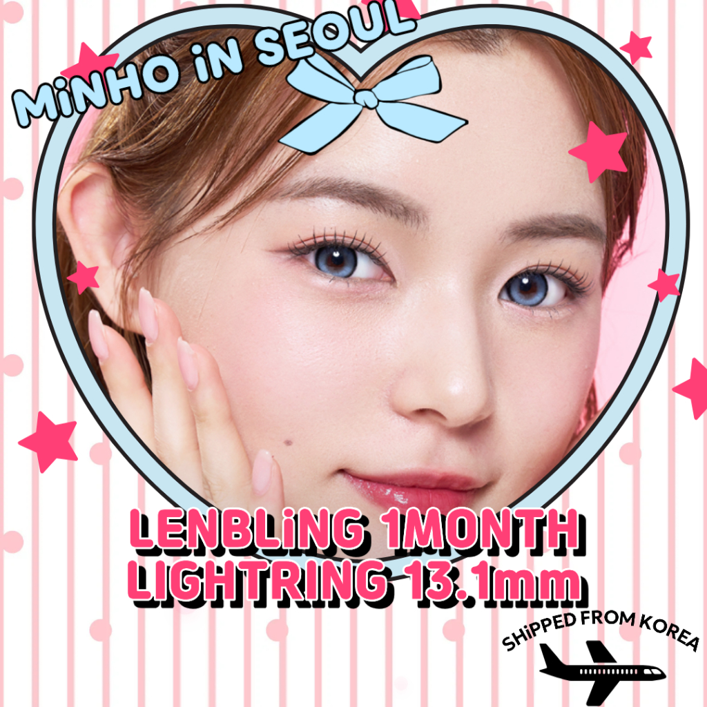 LENBLING LIGHTRING สีทูโทน สีเทา น้ําเงิน ม่วง น้ําตาล คอนแทคเลนส์ 4 สีเดือนละ 1 เดือน| G.DIA 13.1 ม