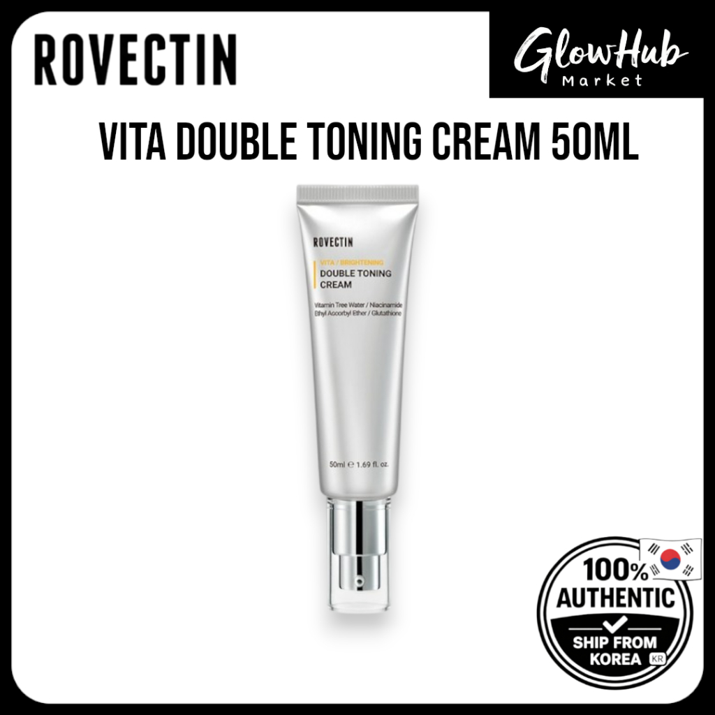 ROVECTIN Vita Double Toning Cream 50ml – บํารุงโทนกระจ่างใส | Rovectin Toning Cream