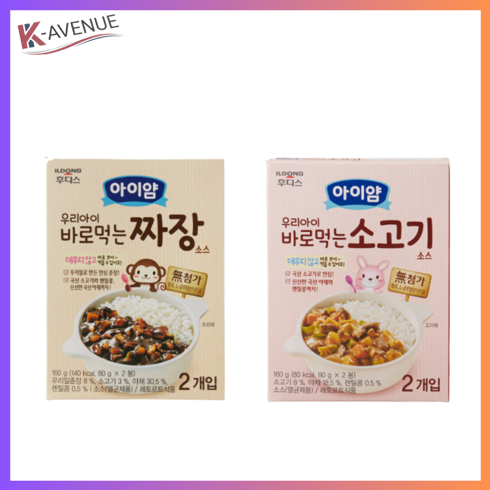 [Ildong Foodis] ซอสพร้อมรับประทาน (2 แพ็ค) /จาจัง / เนื้อวัว