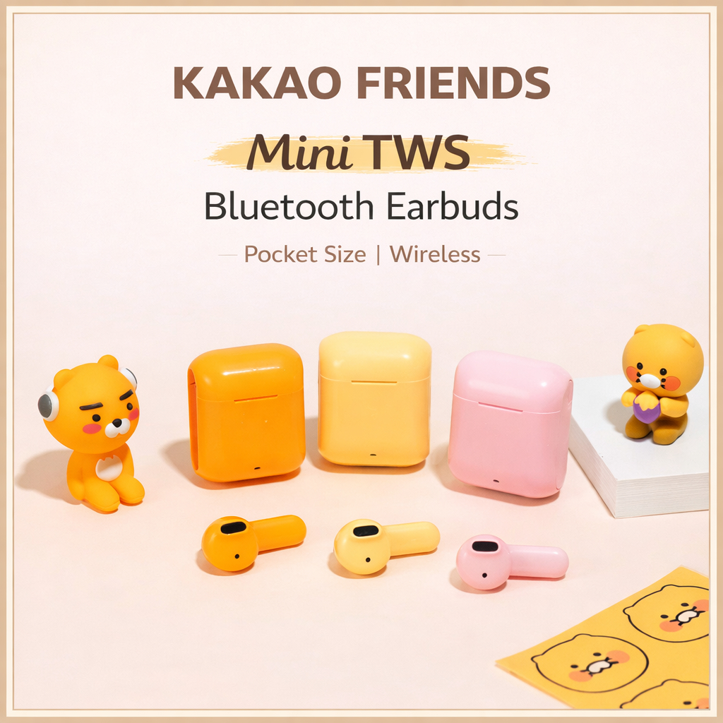 [Kakao Friends] หูฟังบลูทูธ MiniMe TWS | หูฟังไร้สายแท้ขนาดกะทัดรัดพิเศษ